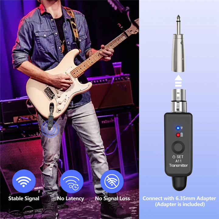 (GGBR)%20A11%20Wireless%20Microphone%20Transmitter%20Receiver%202.4Ghz,%20XLR%20Microphone%20Wireless%20System,%20Wireless%20Mic%20Adapter%20for%20Audio%20Mi%20-%20Image%207