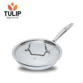 TULIP Tri-Ply Fry Pan with Lid Induction Based 24cm. 