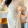 Stylish Woolen One Piece Dress for Women, Warm and Comfortable for Winter. 