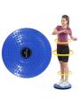 Waist Twister, Multifunction Waist Twisting Disc Body Aerobic Exercise Figure Trimmer Balance Rotating Board - Blue. 