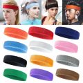 Sports Accessories Running Moisture Wicking Tennis, Basketball For Yoga, Gym, Workout Elastic Hair Bands Cotton Sweatband Athletic Sweat Bands Sports Headbands. 