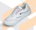 Titex White and Pink Color Simple Fashionable Sneakers For Women-1203. 