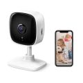 TP-Link Tapo C110 Home Security Wi-Fi Camera  3MP Resolution Two-Way Audio Built-in Microphone and Speaker Motion, Person & Baby Cry Detection Feature White. 