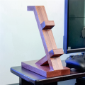 Suitable for / Game Controller Bracket, Headphone Headset Bracket, Solid Wood Bracket, Three-Layer Storage. 