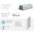 Bestway 56456 Power Steel Above Ground Frame Pool Rectangular 4.12m x 2.01m x 1.22m. 
