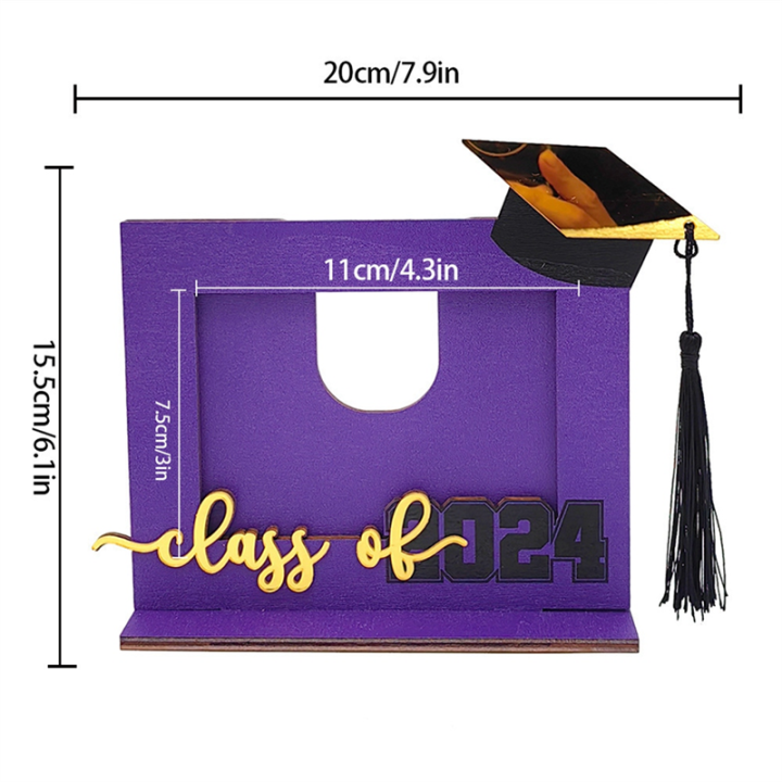 Photo%20Frame%20Wooden%20Graduation%20Picture%20Frame%20Bachelor%20Hat%20Letter%20Engraved%20Photo%20Holder%20for%20Office%20Home%20Decoration%20Red%20-%20Image%208