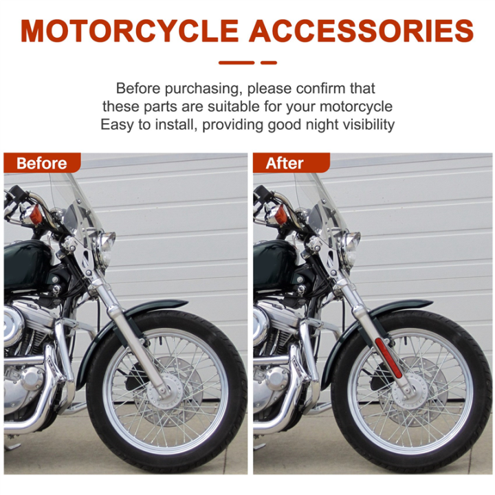 Motorcycle%20Front%20Fork%20Reflector%20for%20Softail%20Sportster%20883%201200%20Red%20-%20Image%207
