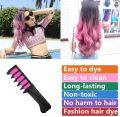 Hair Chalk Comb Temporary Bright Hair Color Dye for Girls Kids, Washable Hair Chalk for Kids Girls Gift for Birthday/Valentine's Day/Easter/Children's Day/DIY/Cosplay Party. 