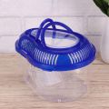 Durable Practical Plastic with Handle Household Turtle Habitat Spider Jar Reptile Container Turtle. 