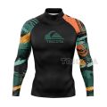 Men's Surf Shirt Sport Rash Guards Suit Quick Dry Long Sleeve Wetsuit Beach T-shirt Tights Surf Guard Top Clothes Swimsuit UV. 