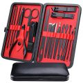 Manicure Set Professional Pedicure Kit Nail Clippers Set for Facial Fingernails and Toenails 18 PCS. 
