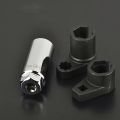 LKPCIGCXM 3Pc 22Mm Oxygen Vacuum Sensor Remove Socket Set Kit Thread Chasers Car Tools Repair Tool Chrome Vanadium Steel. 