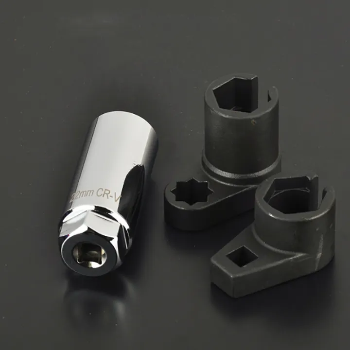 LKPCIGCXM%203Pc%2022Mm%20Oxygen%20Vacuum%20Sensor%20Remove%20Socket%20Set%20Kit%20Thread%20Chasers%20Car%20Tools%20Repair%20Tool%20Chrome%20Vanadium%20Steel%20-%20Image%203