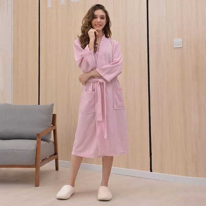 100% Cotton Bathrobe For Male and Female | Daraz.com.np