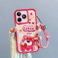 lthmy for Realme C53 / C51 phone cover shockproof rubber soft casing new design cute case with lanyard. 