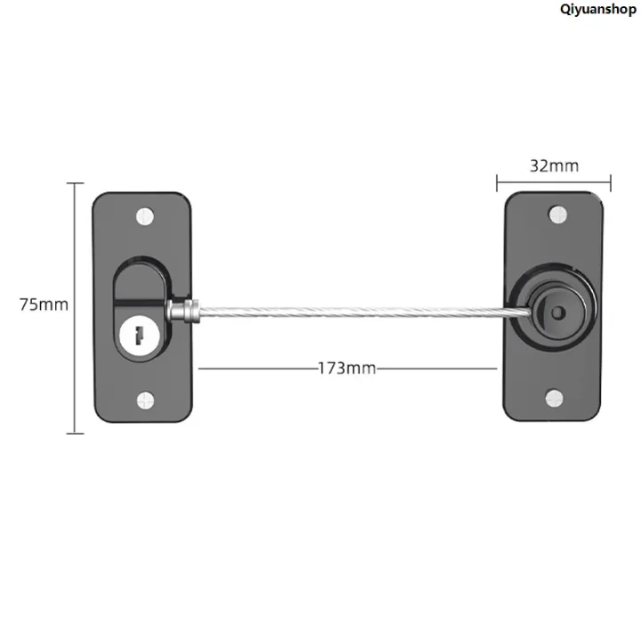 QiyuanshopHigh%20Quality%20Home%20Window%20Lock%20Door%20Security%20Protection%20Password%20Key%20Baby%20Safety%20Cabinet%20Refrigerator%20Drawer%20Locks%20Child%20Kids%20Baby%20Care%20-%20Image%206