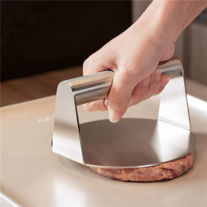 FORIDE%202X%20Stainless%20Steel%20Burger%20Press%20Round%20Smash%20Burger%20Press%20with%20Handle%20for%20Flat%20Top%20Grill%20Cooking,%20Grill%20Accessories%20-%20Image%204