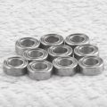NAMUNY Pack of 10 SMR74ZZ ABEC-9 Stainless Steel 4X7X2.5mm High-Speed Mobile Phone Bearings. 