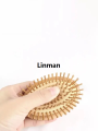 Wooden Massage Comb Mini Brush Massage Detangling Hairbrush No Handle Scalp Care Styling Comb for Straight Curl Hair. 