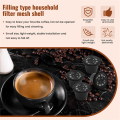 5 Reusable Capsules Refillable Coffee Capsule Filter. 