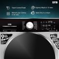 IFB Laundrimagic 3-in-1 8.5/6.5/2.5 Kg Inverter Front Load Washer Dryer Refresh (Executive ZXS, Silver). 