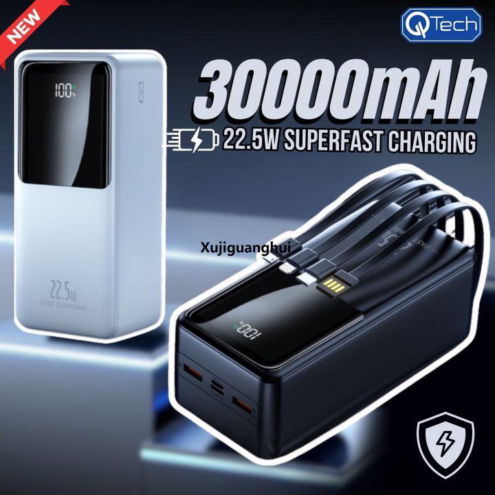 Xujiguanghui%20Q134%2030000mAh%20Powerbank%20with%2022.5W%20Super%20Fast%20Charging%20Built-in%204%20Attached%20Cables%20%7C%20Digital%20DLuxury%20isplay%20High-Speed%20Output%20%7C%20Portable%20Powerbank%20for%20Android,%20iPhone,%20WiFi%20Router%20More%20by%20Qtech%20-%20Image%202