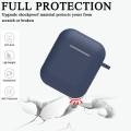 Airpods Case Protective Soft Silicone Case Airpods Cover Colorful Rubber Airpods Sleeve compatible For Airpods Gen 1/2. 