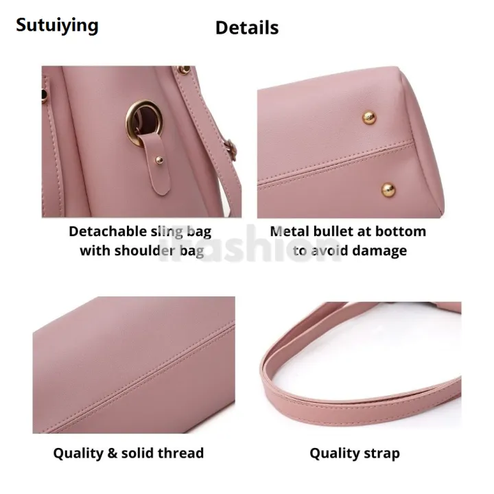 Sutuiying%20%E2%AD%90READY%20STOCK%E2%AD%90%20%E2%9D%83iFashion%20Women%203%20In%201%20Fashion%20Sammi%20Shoulder%20Handbag%20Bargain%20price%20Set%20Ladies%20Sling%20Tote%20Bag%20Wanita%20Bags%20Silang%20Tangan%20Sandang%201015%E2%99%92%20-%20Image%206