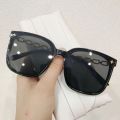 Fashion Square Sunglasses Eyewear Large Frame Sun Glasses Rectangle Sunglasses Metal Chain UV400 Women Eyeglass Women. 