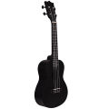 Kadence Black 23" Concert Ukulele With Strap And Bag | Black Solid Wooden Durable Concert Ukulele. 