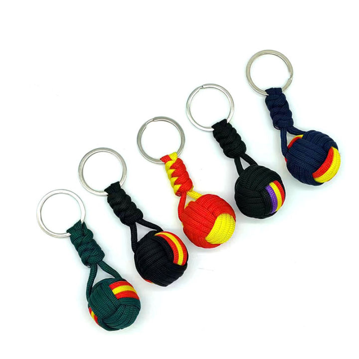 Military%20Parachute%20Woven%20Rope%20Ball%20Keychain%20Lanyard%20Key%20Ring%20Monkey%20Fist%20Key%20Chains%20Outdoors%20Survival%20Tool%20Jewelry%20Gener%20-%20Image%203