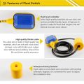 Automatic Float Switch Sensor for Water Level Controller. 
