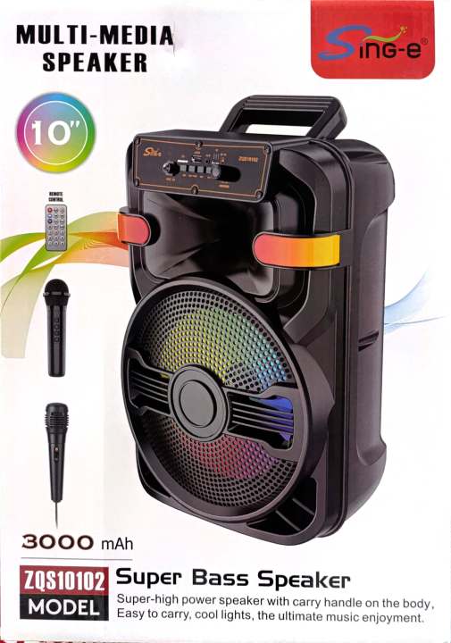 Outdoor%20Portable%20Speaker%20system%20Powered%20BT%20DJ%20Party%20Speaker%2010%20Inch%20-%20Image%203