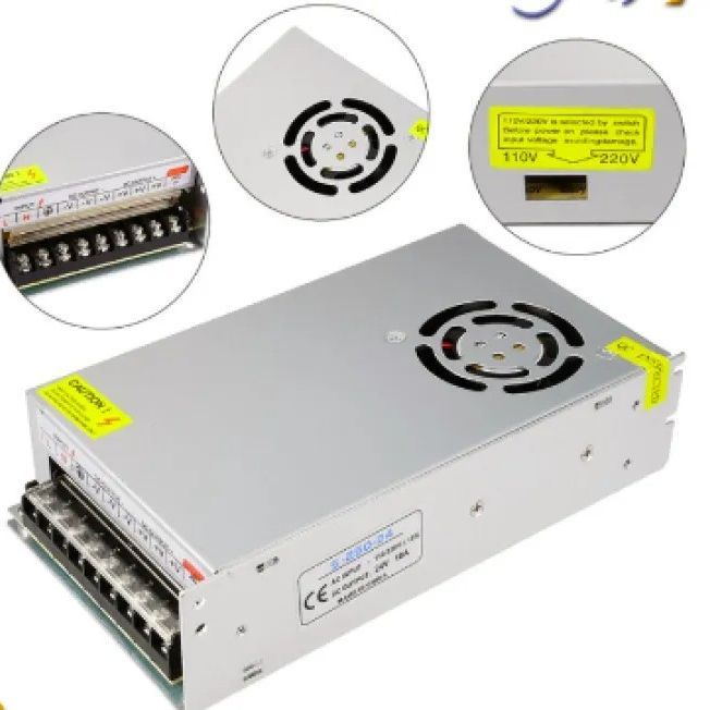 24V 10A Power Supply Metal Body Input 220V Ac To 24V Dc SMPS | Daraz.com.np