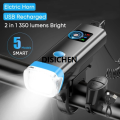 DISICHEN Bike Horn Light Front Bicycle Lighting Bicycle Lamps with Electric Horn 120DB Cycling Flashlight for Bicycle Headlight Bike Bell Bargain price. 
