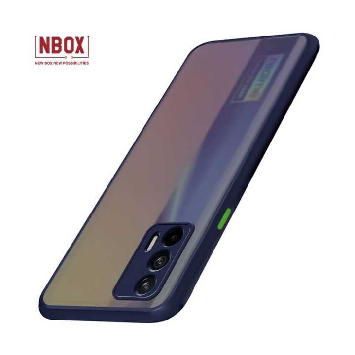 Realme X7 Max (5G)/Realme GT Camera Protection Phone Case Translucent Frosted Smoke Mobile Cover (Black, Royal Blue, Dark Green) Real me X7Max X7Max5G