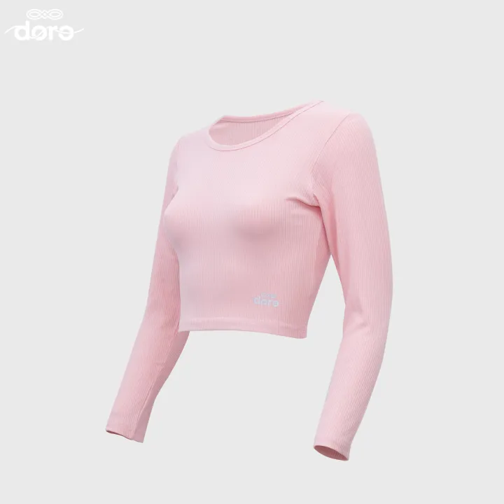 Doro%20Pink%20Round-Neck%20Ribbed%20Crop%20top%20for%20Women%20-%20Image%202