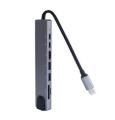 Usb-C Hub, 8 In 1 Multifunctional Aluminum Type C Adapter. 