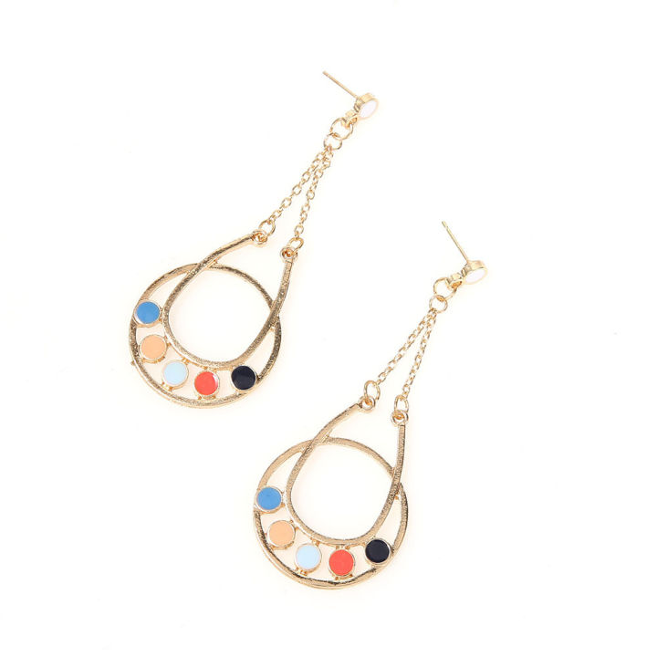 %E3%80%90Mega%20Personality%20Drop%20Color%20Flower%20Earrings%20Women's%20Alloy%20Rhinestone%20Drop%20Earrings%20-%20Image%205