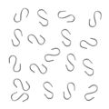 300 Pieces Mini S Hooks Connectors Metal S-Shaped Wire Hook Hangers for DIY Crafts, Hanging Jewelry, Key Chain and Tags. 