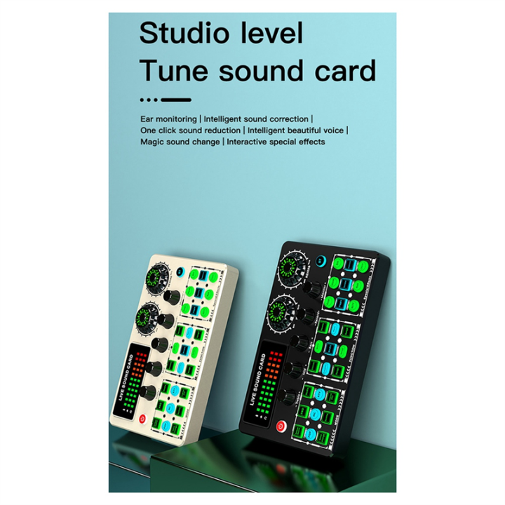 V99%20Mobile%20Karaoke%20Recording%20Podcast%20Sound%20Card%20Computer%20Pod%20Cast%20Sound%20Card%20Live%20Performance%20Mixer%20Equipment%20for%20Singing%20-%20Image%203
