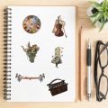 Artsy Home 25/50pcs Old Time Thing Retro Stickers for Laptops Scrapbook and Skateboards Cellphone Guitar. 