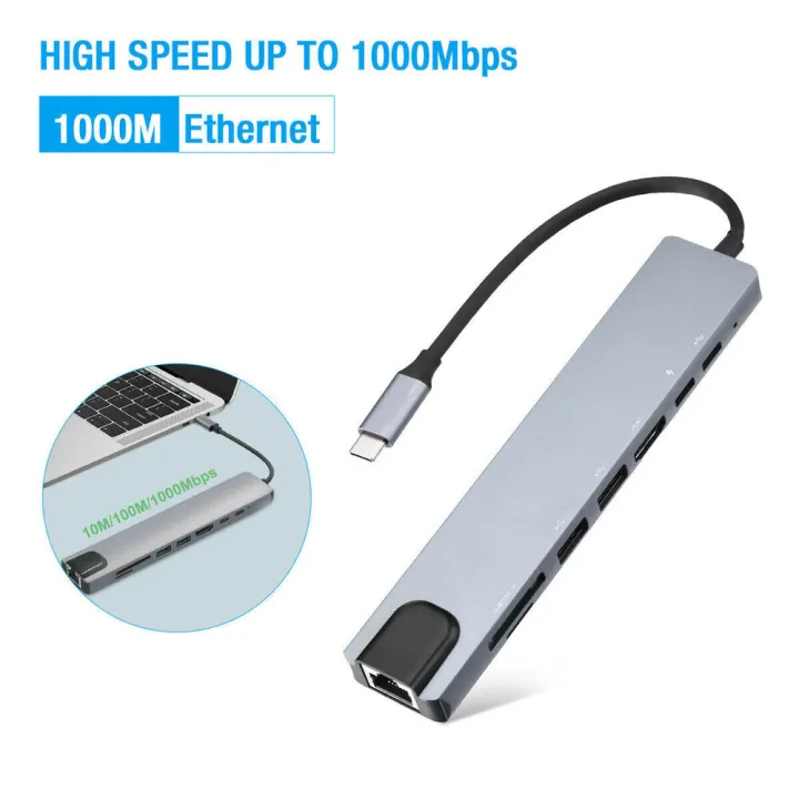 8%20in%201%20For%20MacBook%20Pro%20Air%20Multiport%20USB-C%20HUB%20To%204K%20HDMI%20USB%203.0%20Aux%20Adapter%20-%20Image%204