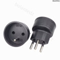 QiyuanshopProfesional Bolantedz European France TO Swiss plugs Travel Adapter 3 pin plug 10A 250V Power Plug EU to Switzerland Electrical Plug. 