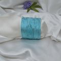 Jewels of Nepal Light Blue Bangles / Chura / Churi For Women- 2 dozens (24pcs). 