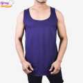 Binay Embroidery Sando Blue Plain Gym & Casual Summer Tanks Top For Men - Fashion | Men's Wear | Sando For Men |. 