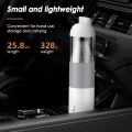 OYPFXMI Car Vacuum Cleaner Portable Handheld Vacuum Cleaner Mini for Car Wireless Dust Catcher Cyclone Suction(White Orange). 