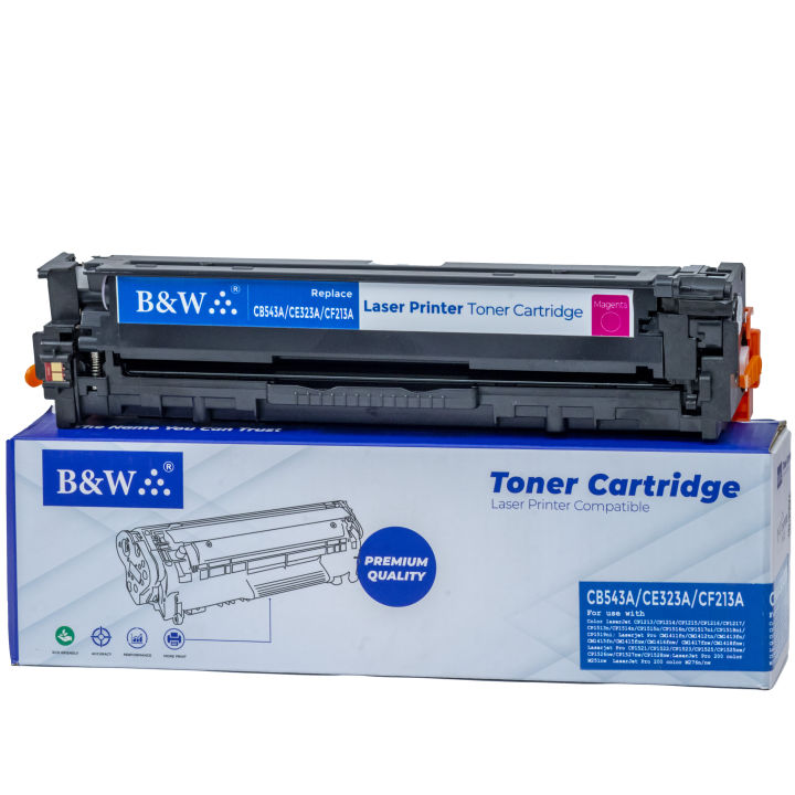 B&W CRG-CB543A/CE323A/CF213A Color Cartridge Compatible For HP Color ...