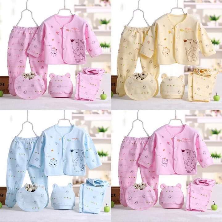 5 Pcs New Born Clothing Set