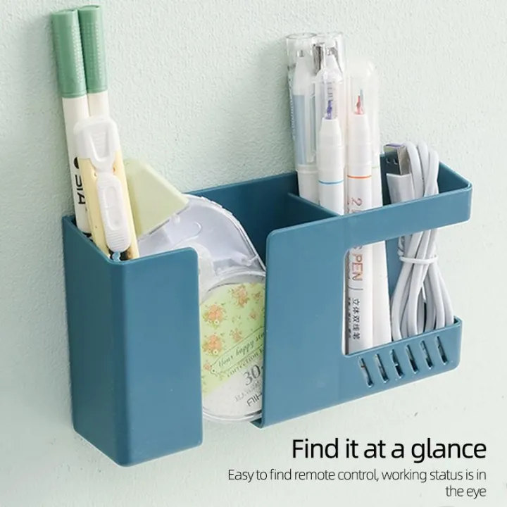 Wall%20Mounted%20Organizer%20Storage%20Box%20Remote%20Control%20Organizer%20Mobile%20Phone%20Charging%20Holder%20Stand%20Bedside%20Multifunction%20Hooks%20Rack%20(Random%20Colour)%20-%20Image%203